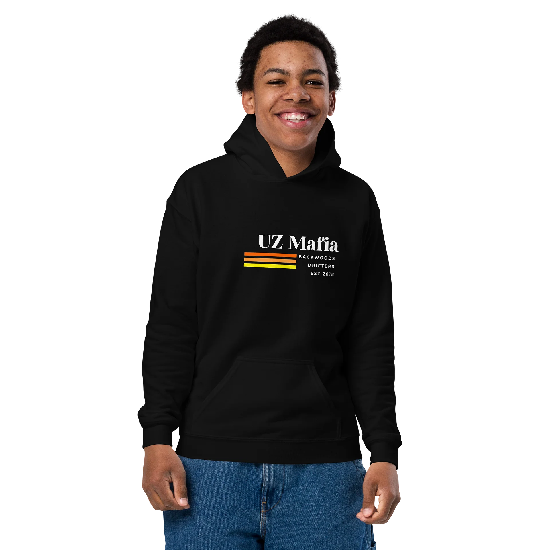 UZ Mafia BackWoods Drifters Kids Hoodies product image (6)