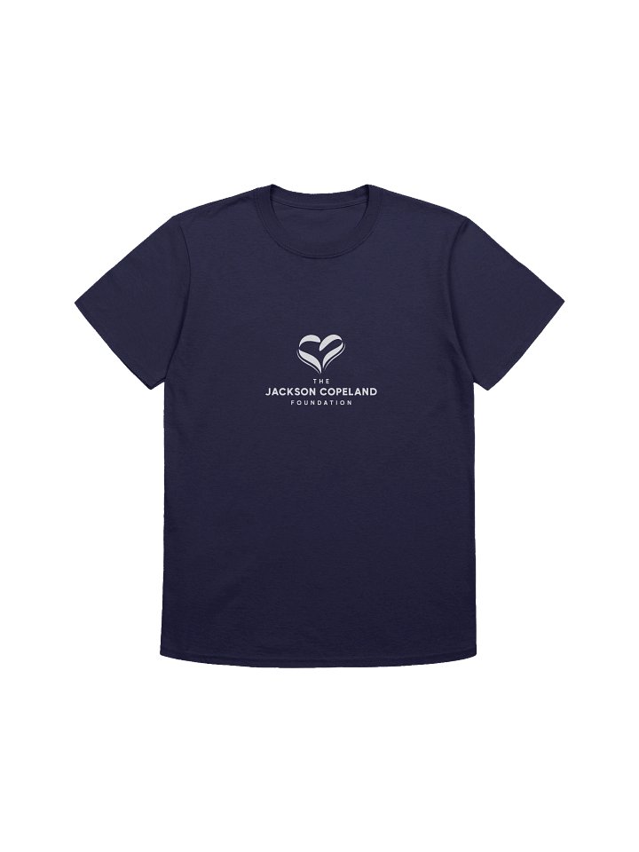 Light weight relaxed fit, Unisex Tee by Gildan with JCF logo in white product image (1)