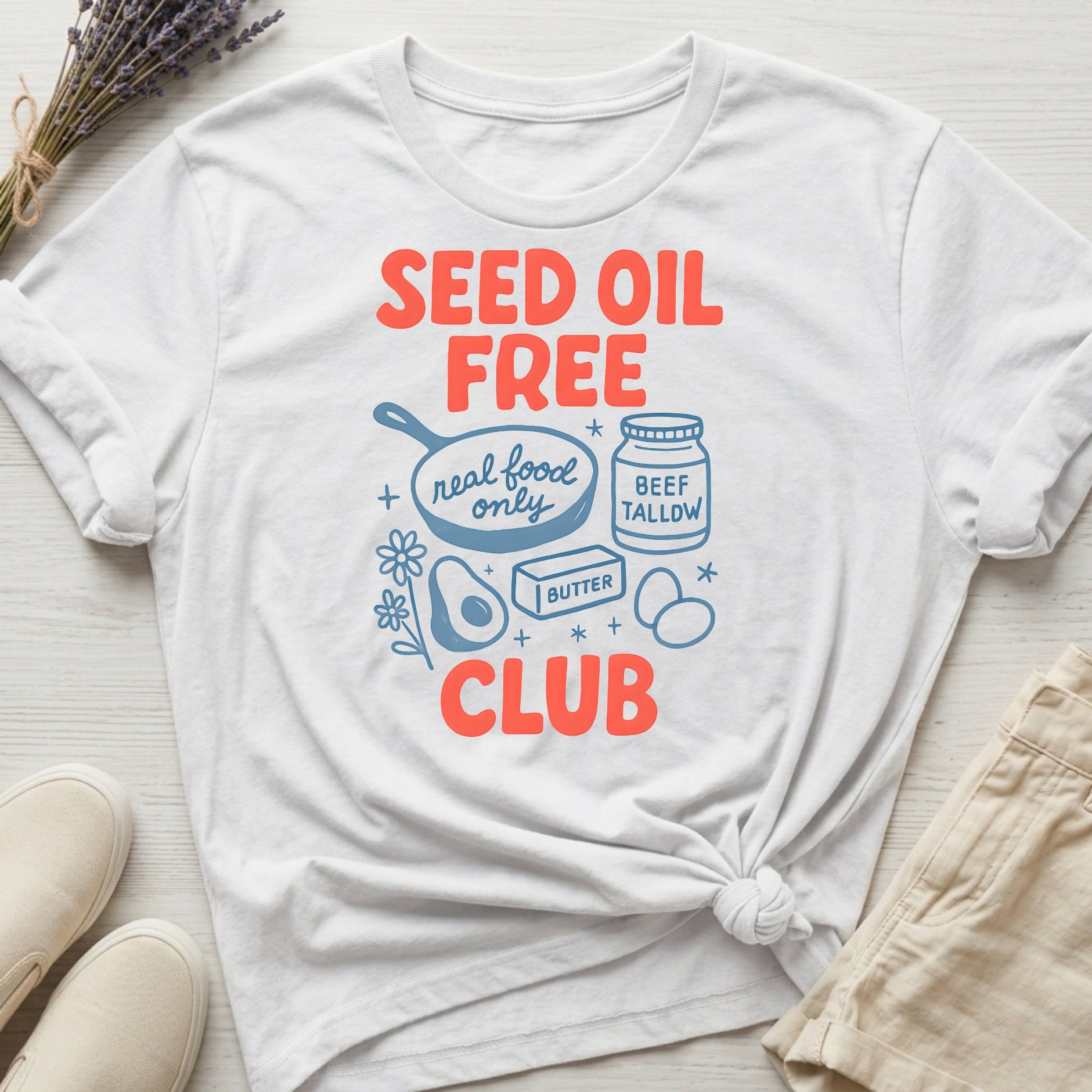 Seed Oil Free Club Organic T-Shirt product image (13)