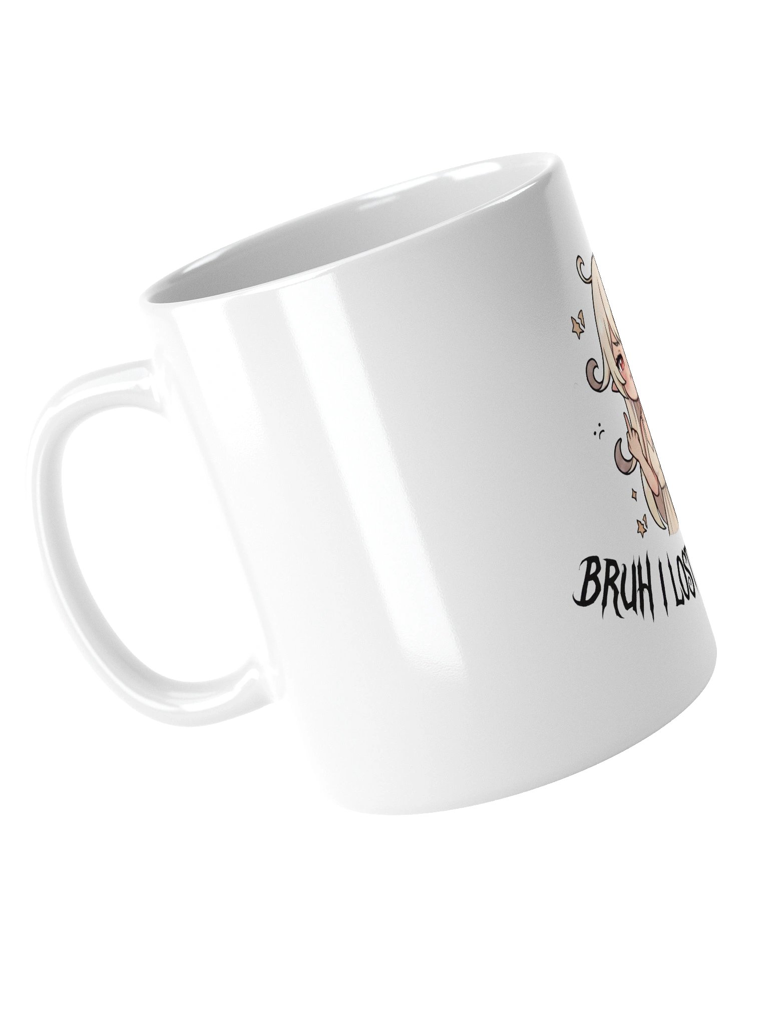 Bruh I Lost 50/50 Again - Anime Elf Girl Mug product image (5)