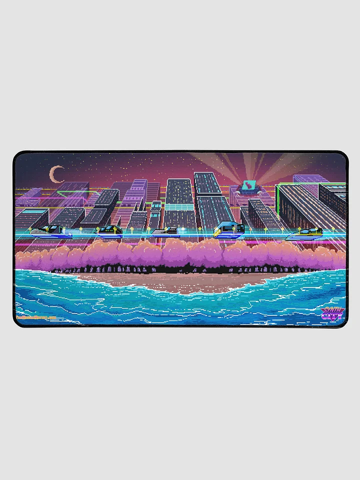 Synth City - Solwave Beach - Deskmat product image (1)
