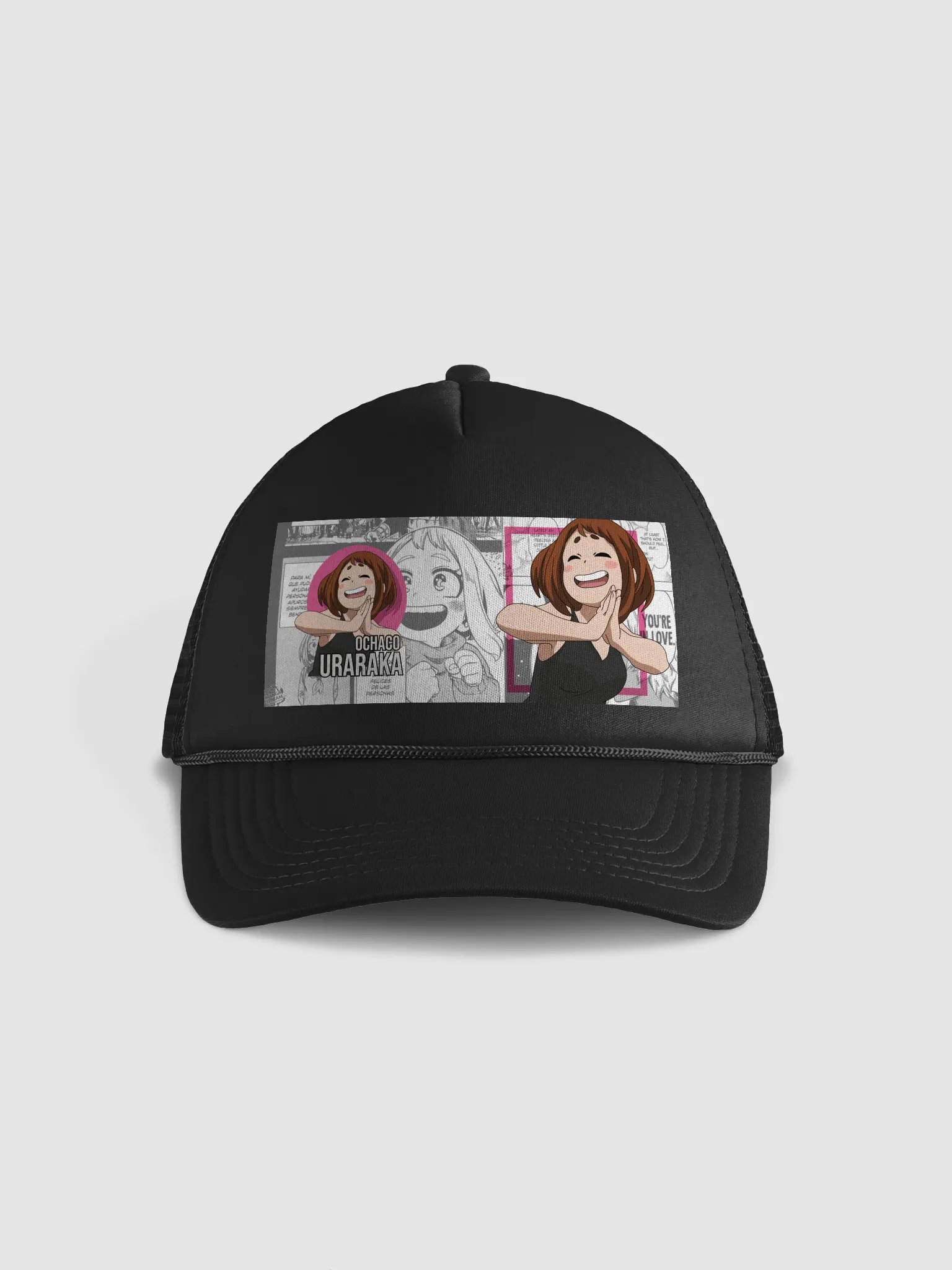 Smiling Ochaco Uraraka Trucker Hat product image (1)