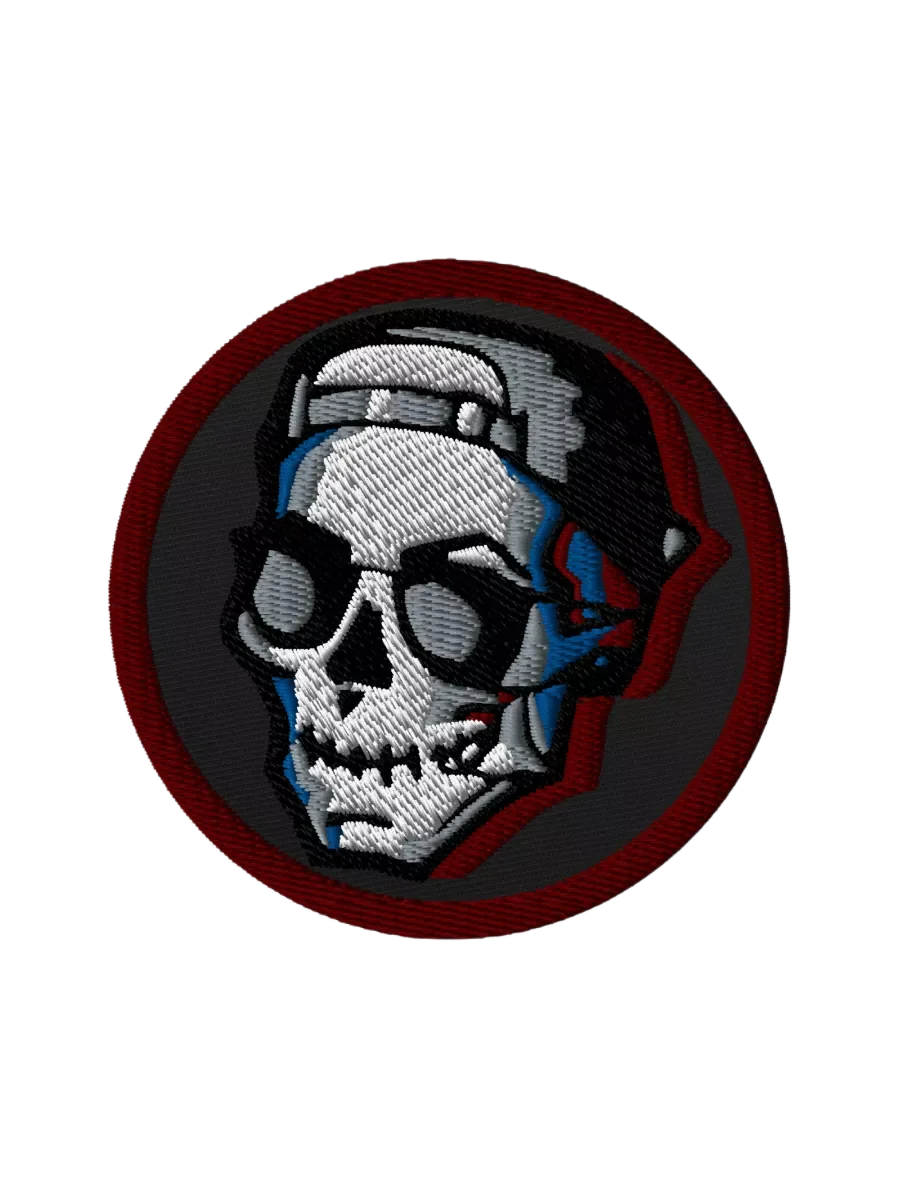 Bones Embroidered Patch product image (1)