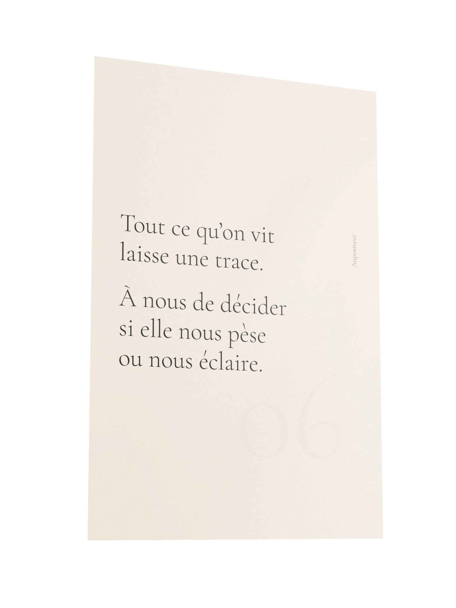 Ce qui nous éclaire — Affiche product image (4)