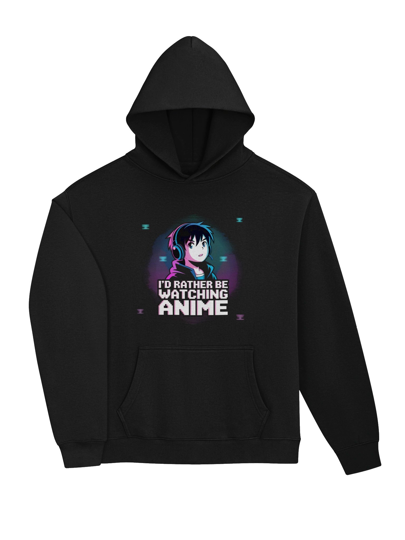 I'd Rather Be Watching Anime Hoodie product image (3)