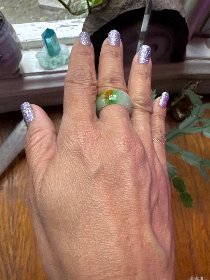 Multi-Color Jade Ring product image (2)