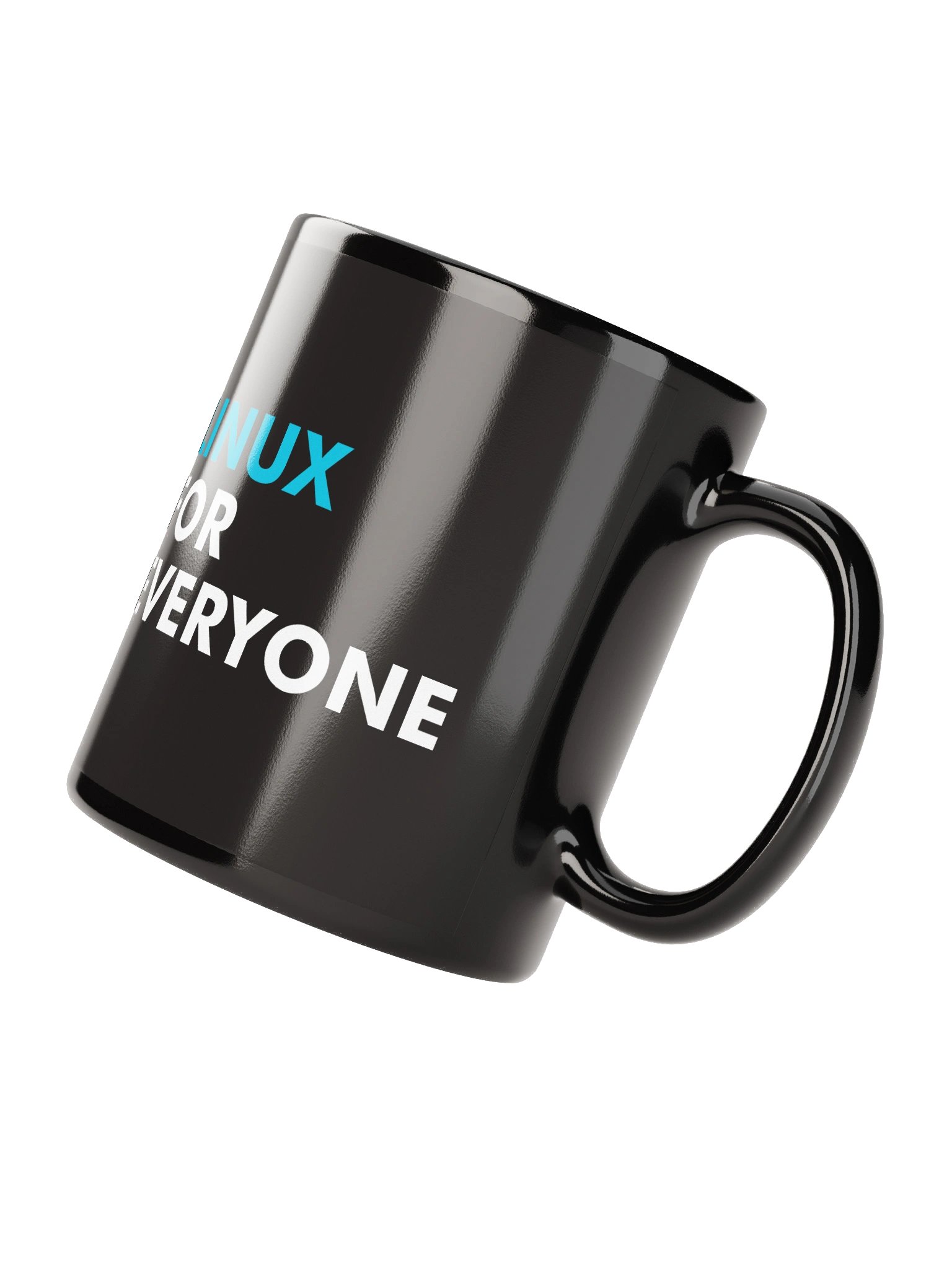 L4E Classic Mug: Aqua Dark Mode v2 product image (2)