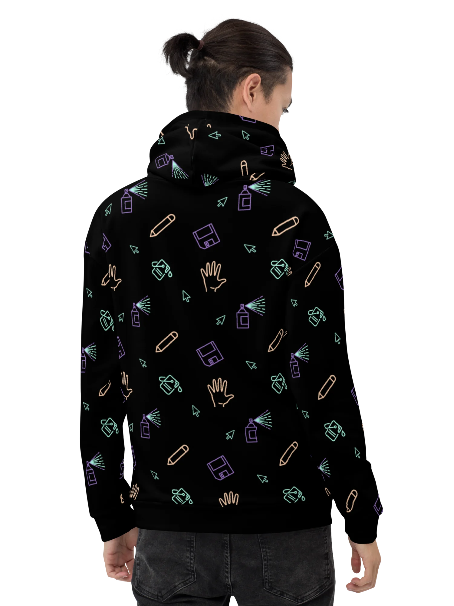 Computer Lab print classic hoodie product image (2)