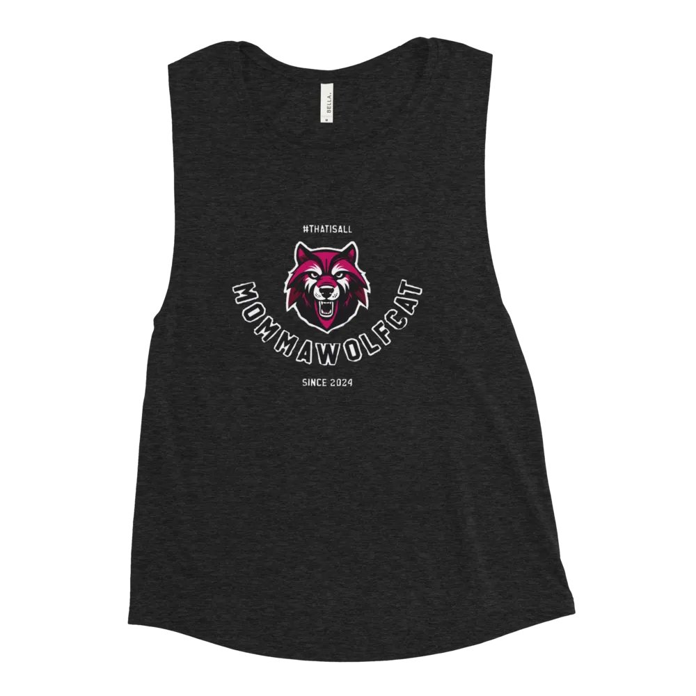 MOMMAWOLFCAT Logo Women's Muscle Tank product image (2)