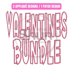 Valentines Applique Bundle | Embroidery Design product image (1)