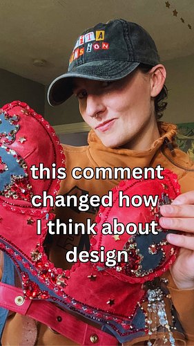 I originally designed this bra to be interesting and reliable during my performances, it turns out that it is so much much.

...