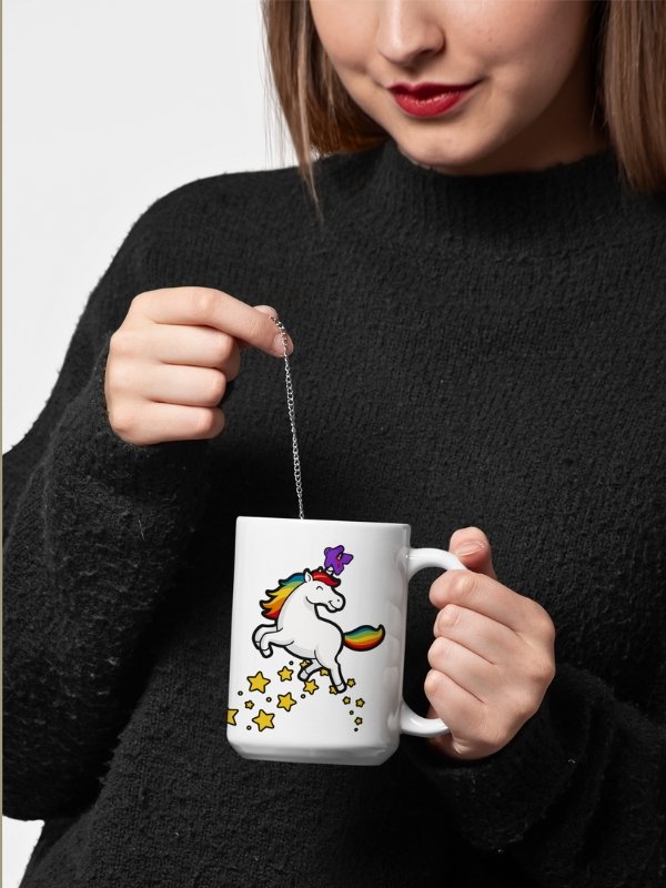 Rainbow Unicorn Traitor Mug for Board Gamers - 15 oz. product image (3)