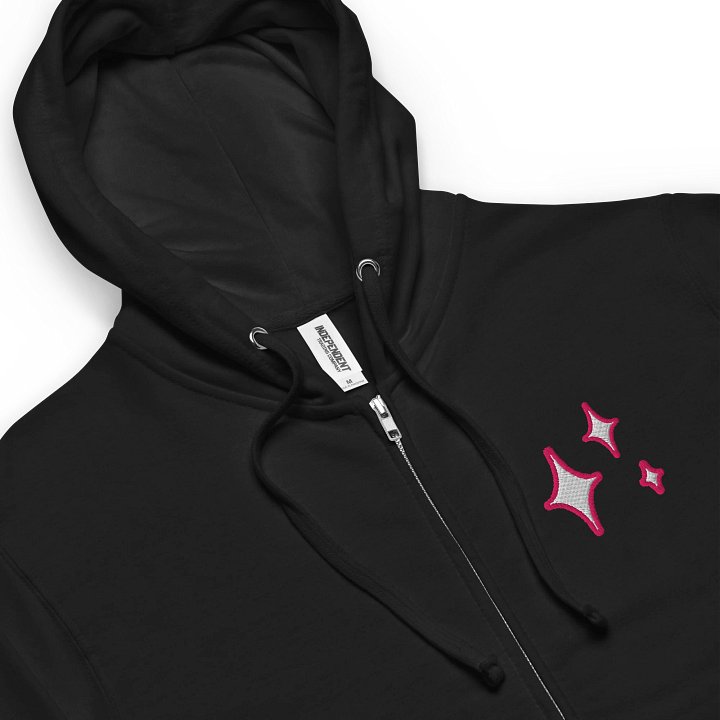 "ZOMBAE" Embroidered Zip-Up Hoodie product image (2)