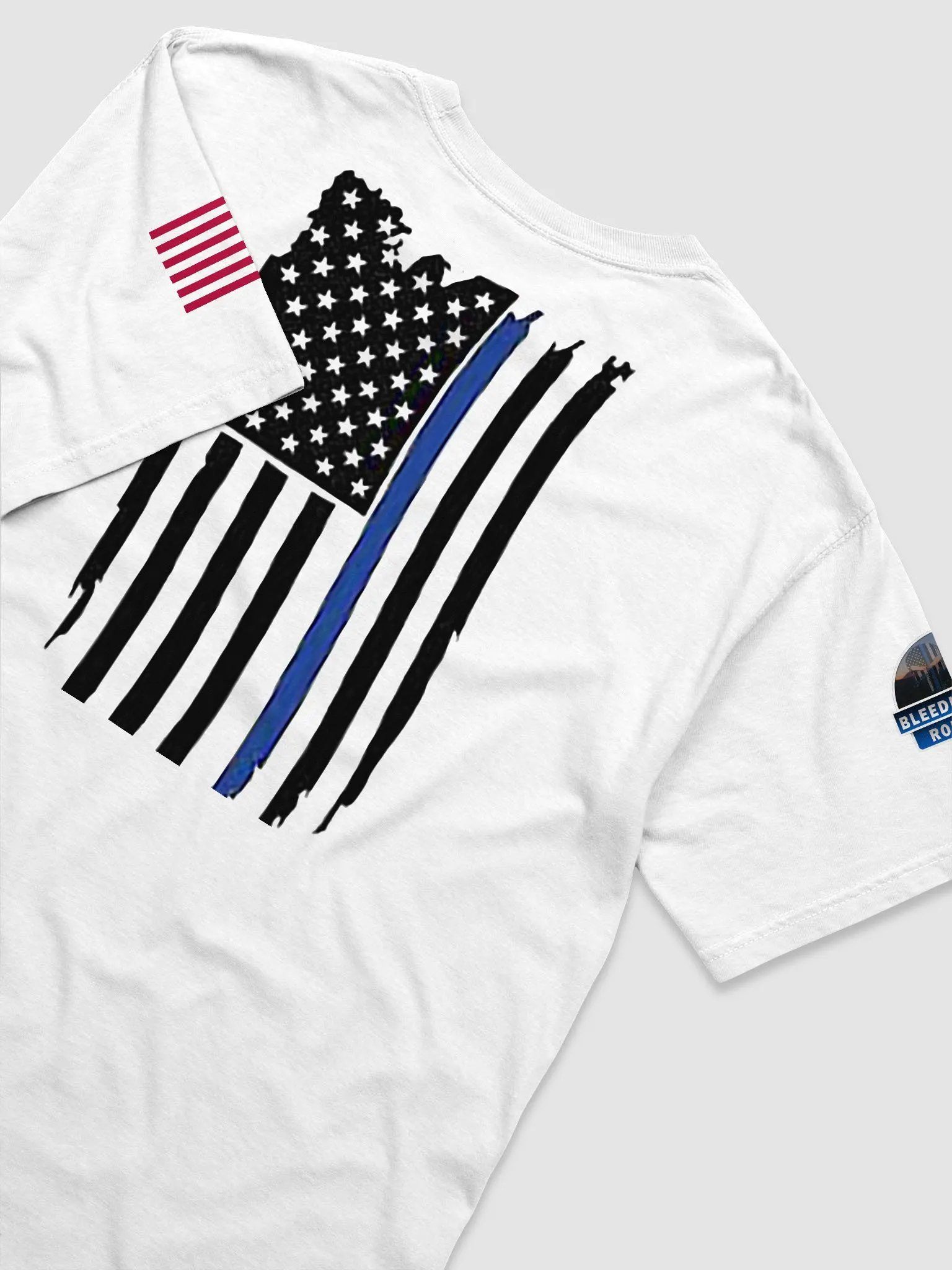 Bleeding Blue Roleplay Wht T product image (4)