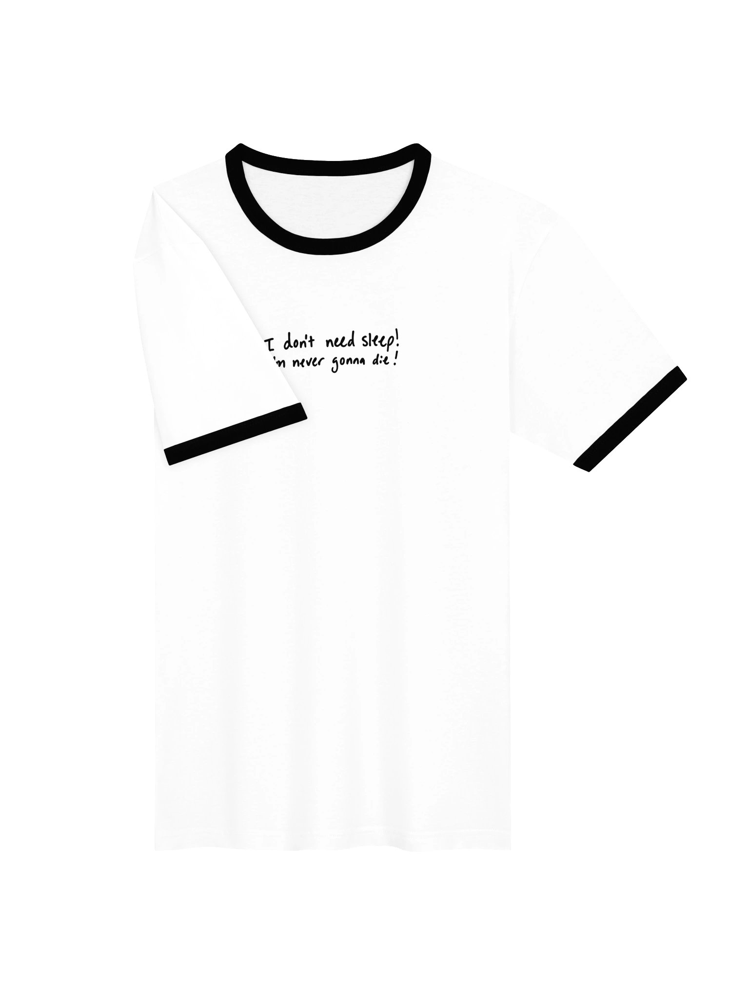 I don't need sleep! - Ringer Tee product image (31)