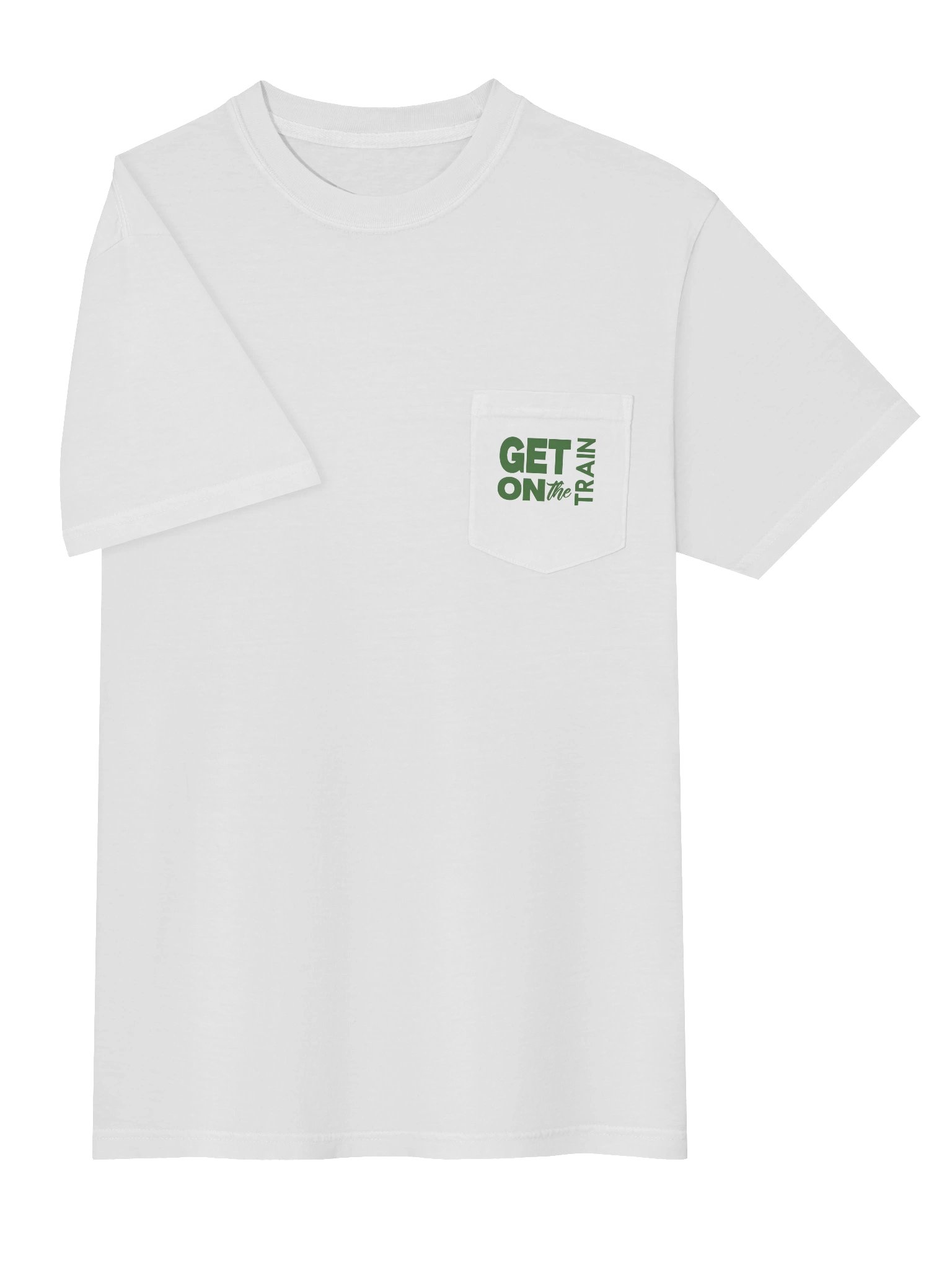 24hr Train Pocket Tee - Green product image (5)