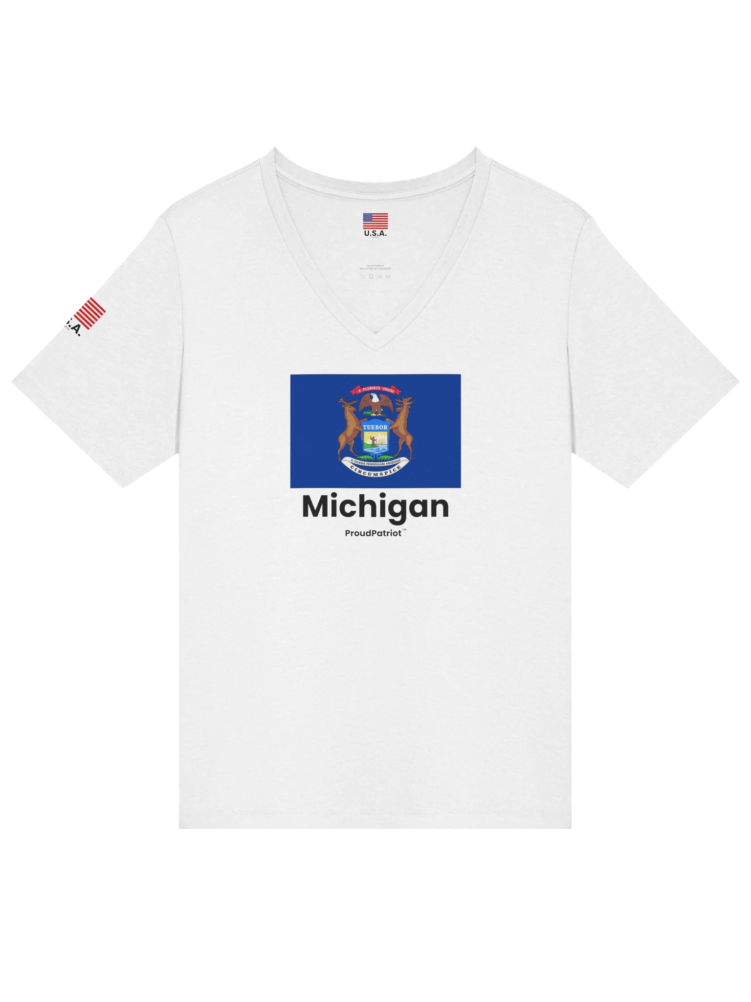 Michigan Women's Relaxed V-Neck T-Shirt product image (9)