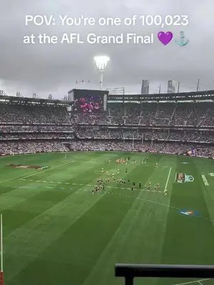 Not the result we came to Melbourne for, but I'll never forget being one of 100,023 at the MCG watching Freo play on the biggest stage. 💜⚓ #FremantleDockers #AFLGF