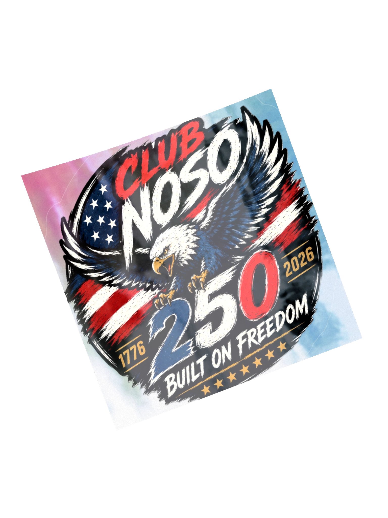 250th fourth of july Holographic sticker product image (14)