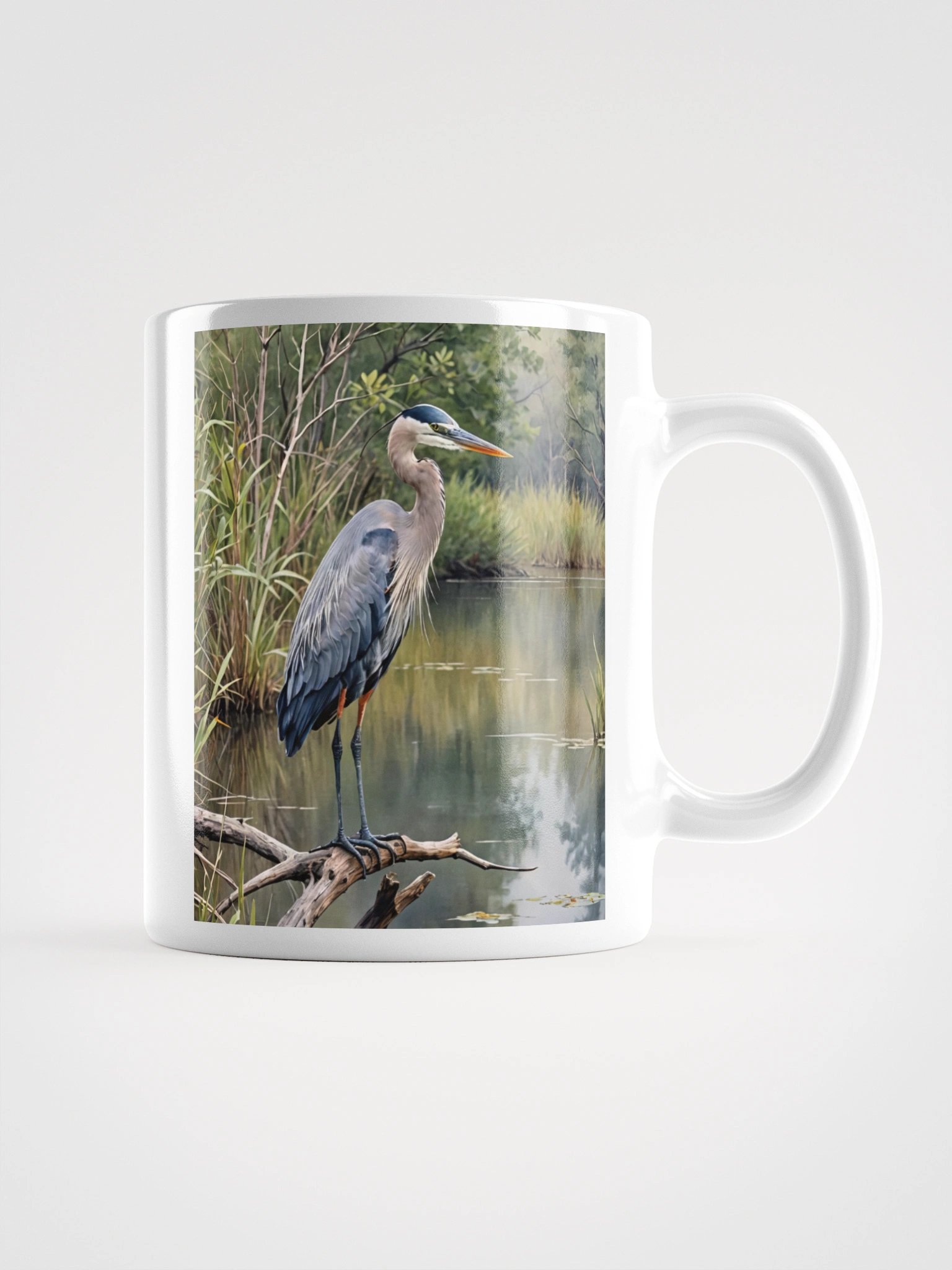 Great Blue Heron | Bird Coffee Mug product image (3)