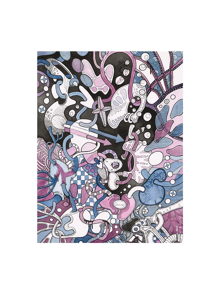 Bubbles - Original Art Print product image (1)