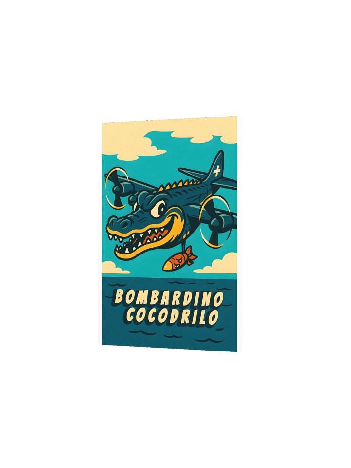 Bombardino Cocodrilo Sky Adventure Poster product image (3)