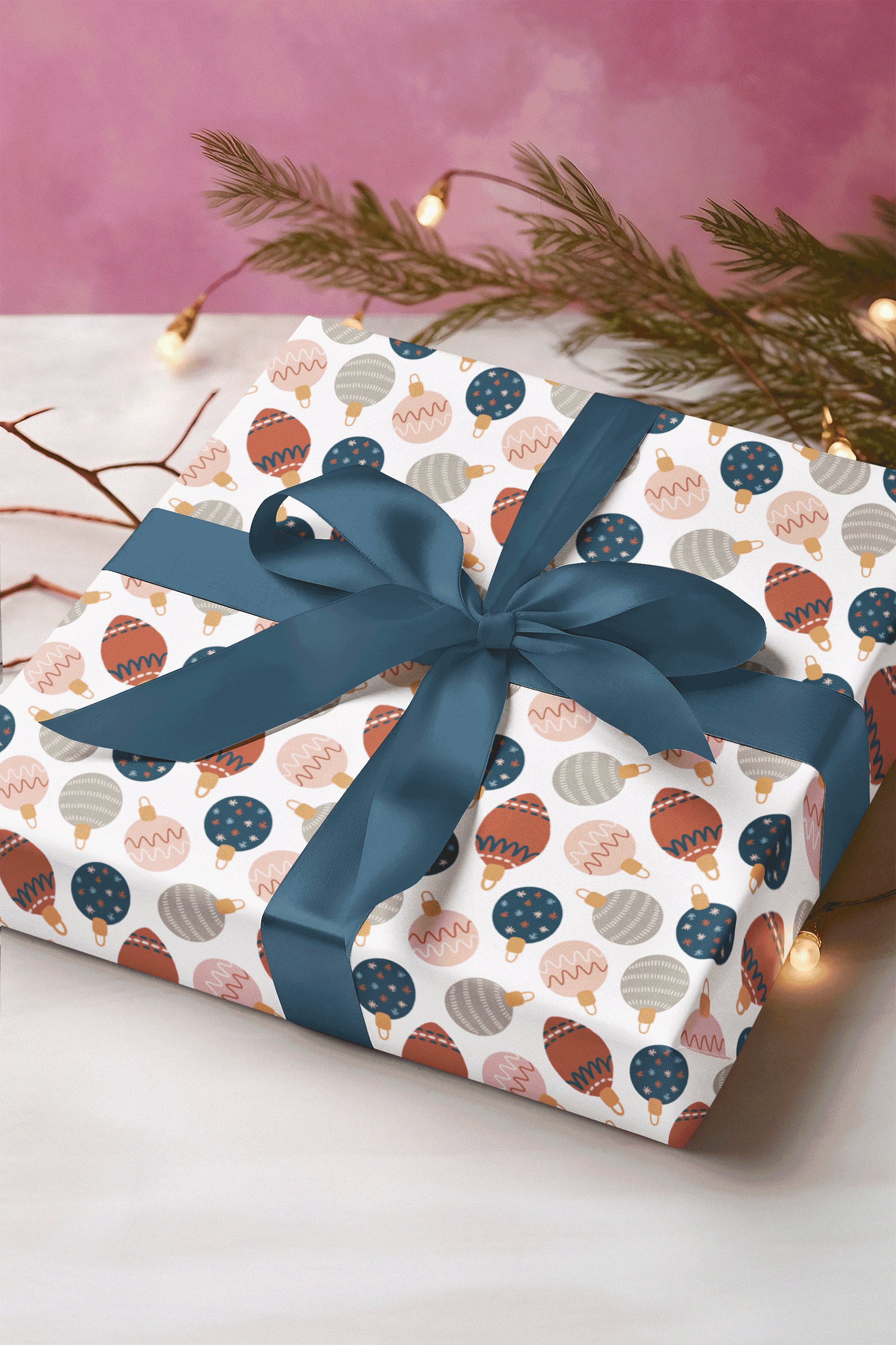 Christmas Ornament Wrapping Paper product image (1)
