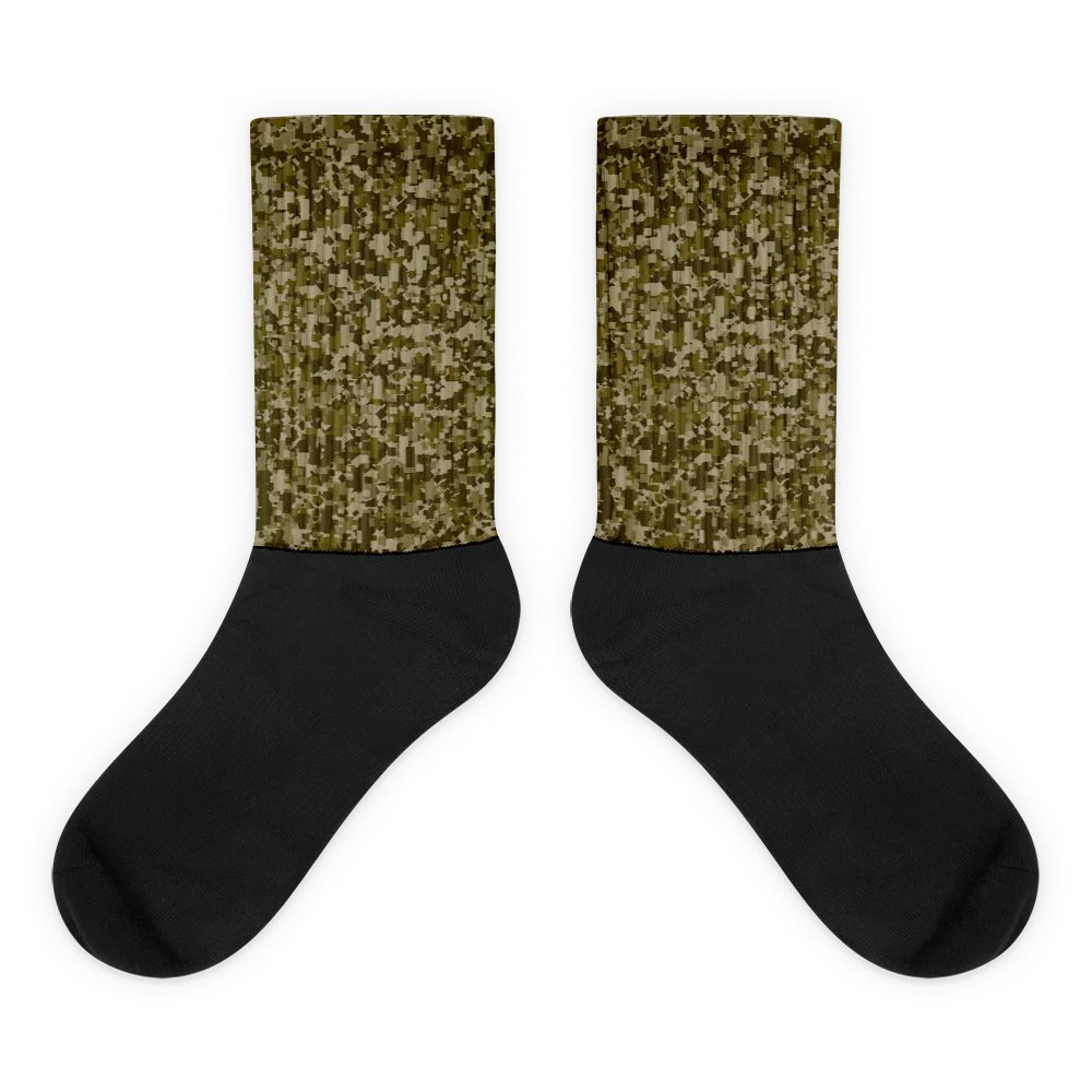 Camo Comfort: Black Foot Sublimated Socks product image (1)