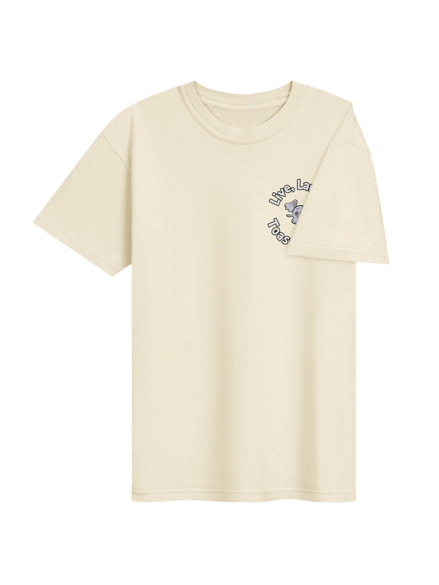 Live Laugh Toaster Bath Tee product image (31)