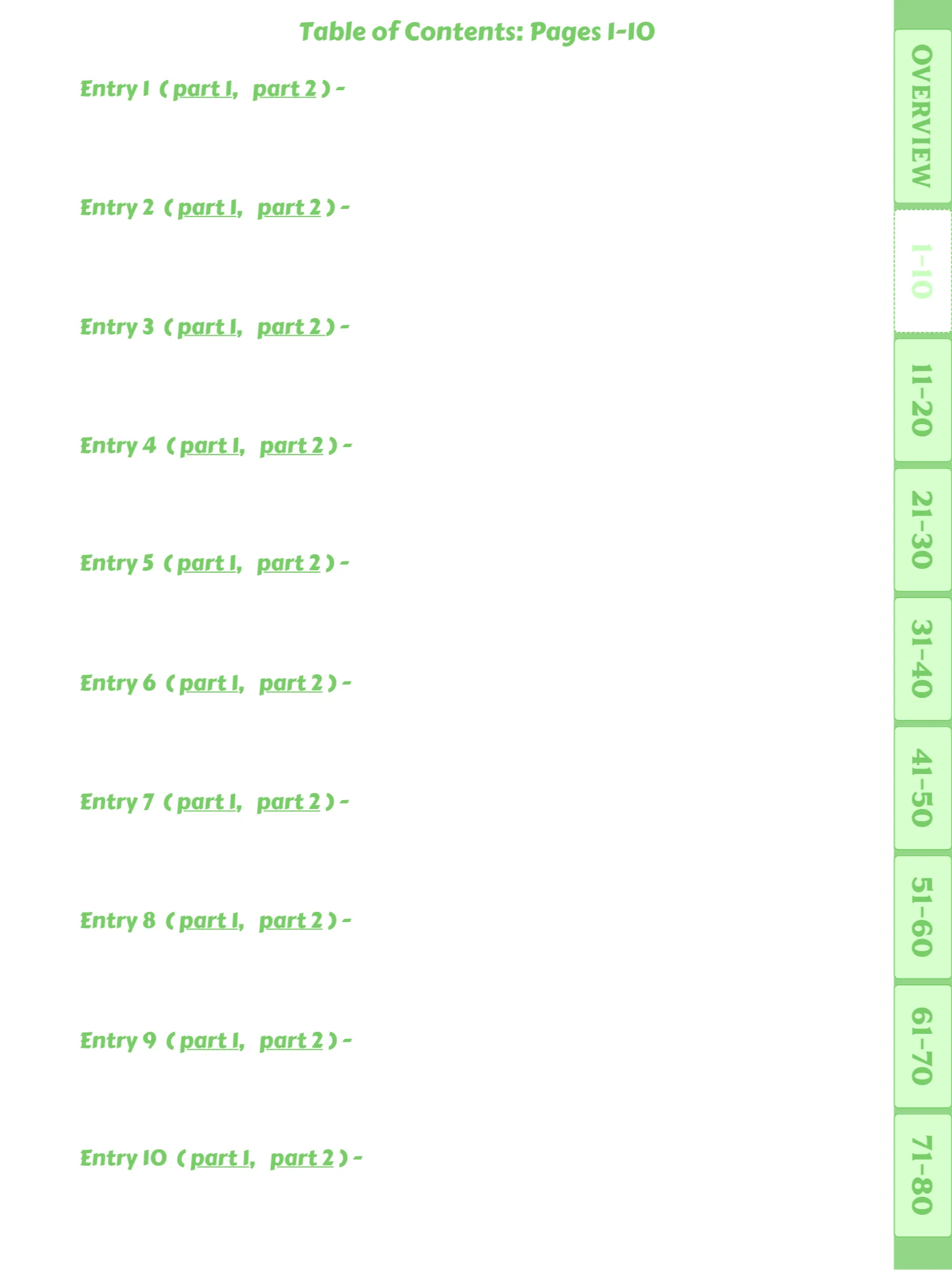 Pastel Green Digital Writing Practice Journal product image (3)
