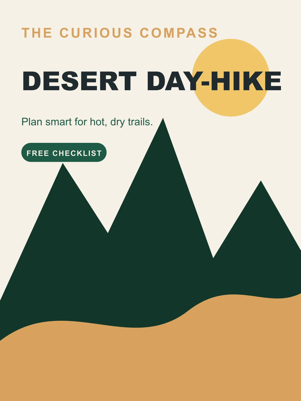 Desert Day-Hike Checklist product image (1)