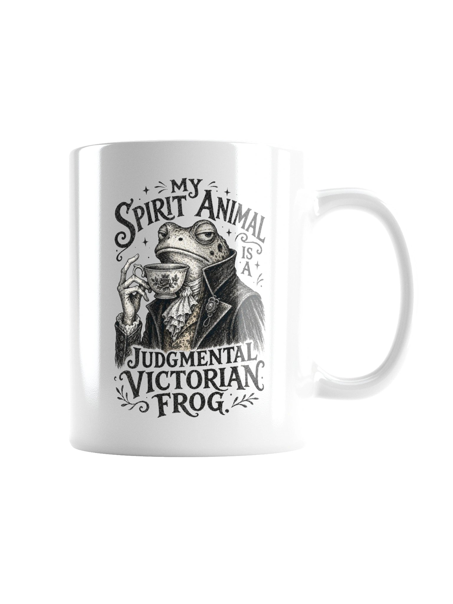 Judgmental Victorian Frog Mug product image (3)
