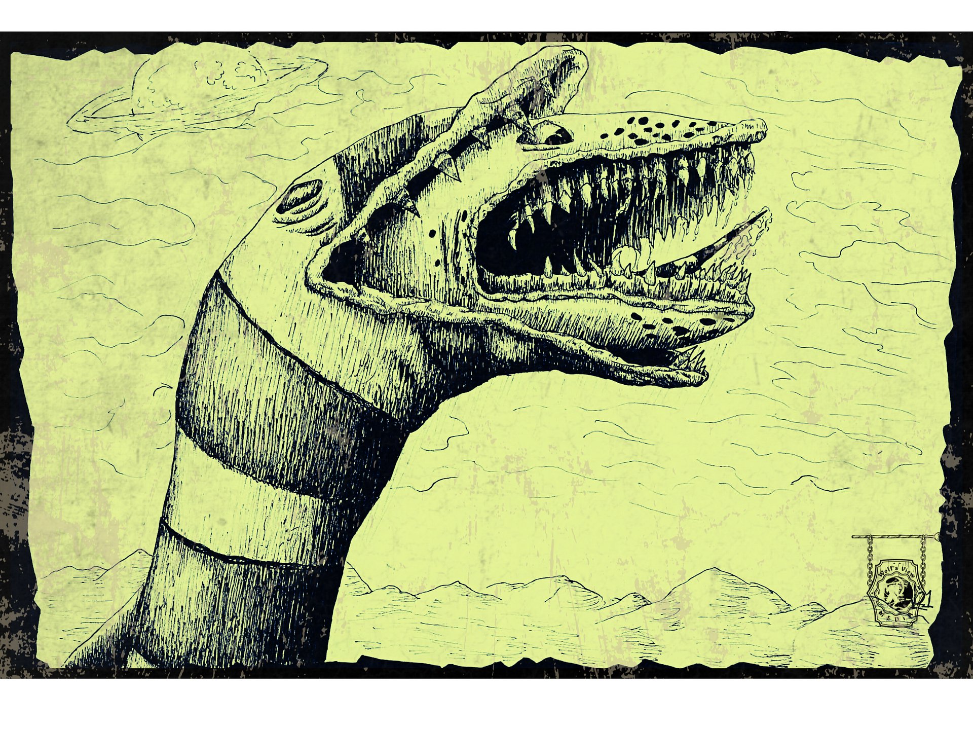 Sandworms of Saturn- Print product image (1)