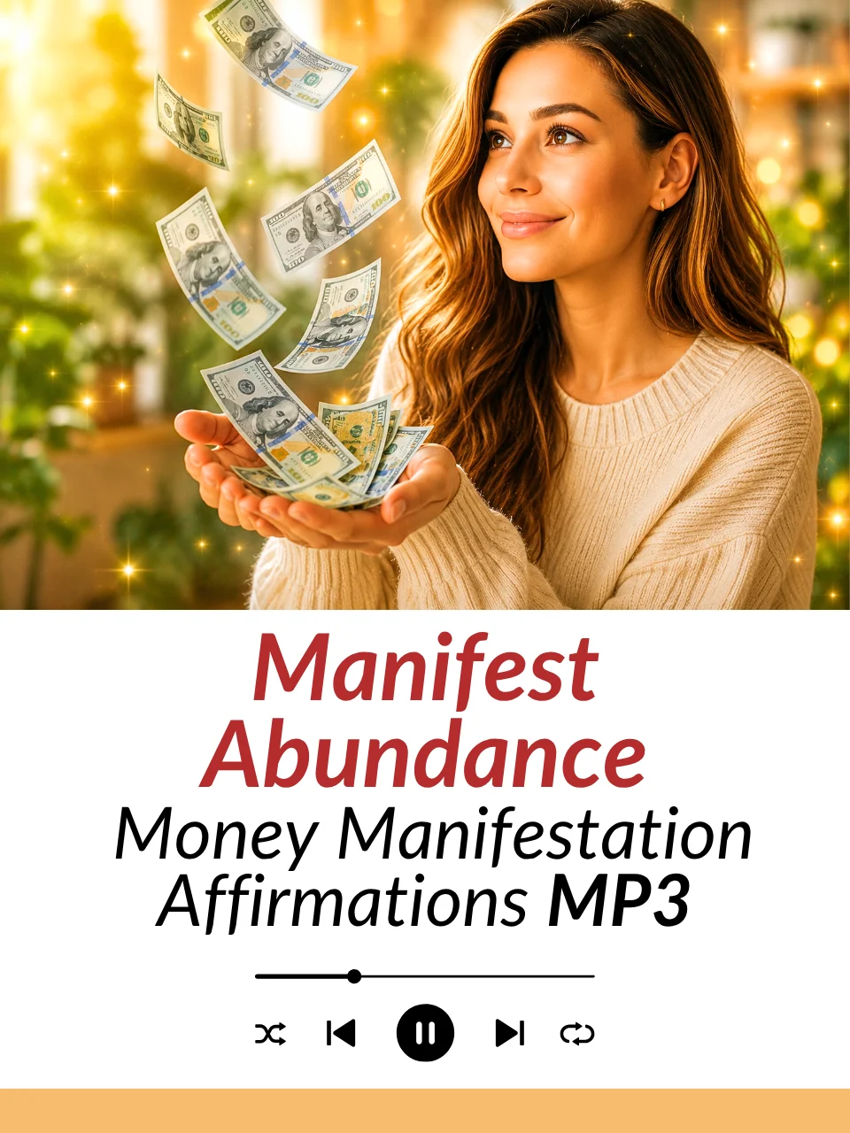 Money Affirmations: Manifest Abundance, Wealth & Freedom | MP3 Audio Download product image (1)