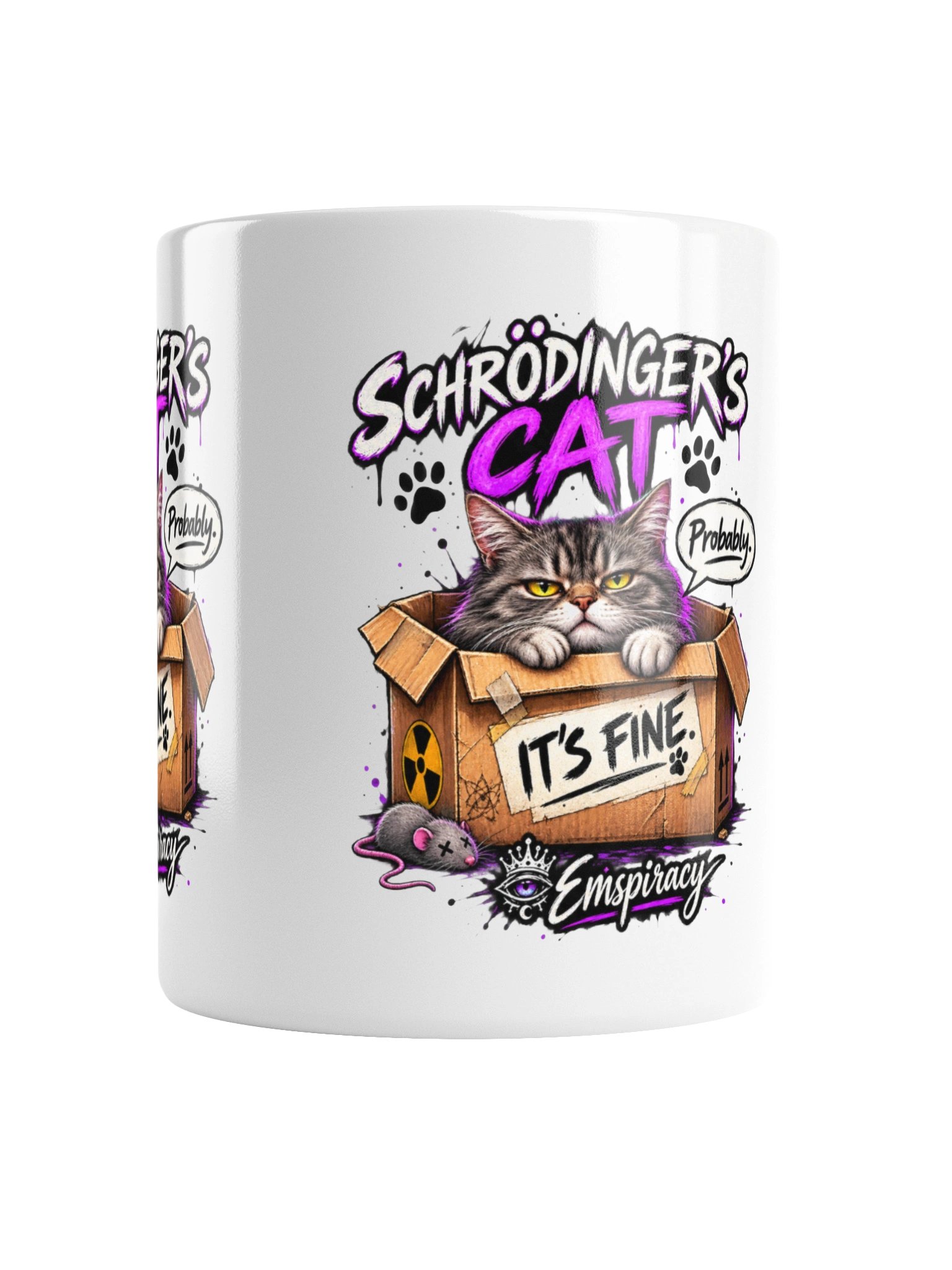 SCHRÖDINGER’S CAT  NOW IN MUG FORM. product image (2)