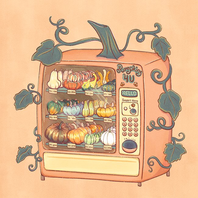 Pumpkin Vending Machine
