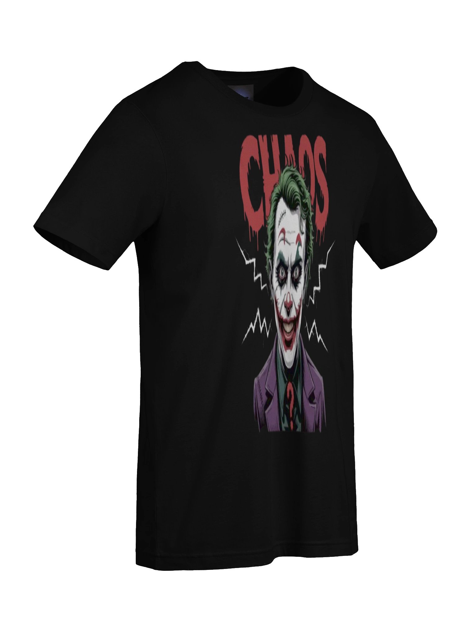 Chaos Unleashed: The Joker's Electric Eclipse Graphic Tee product image (9)