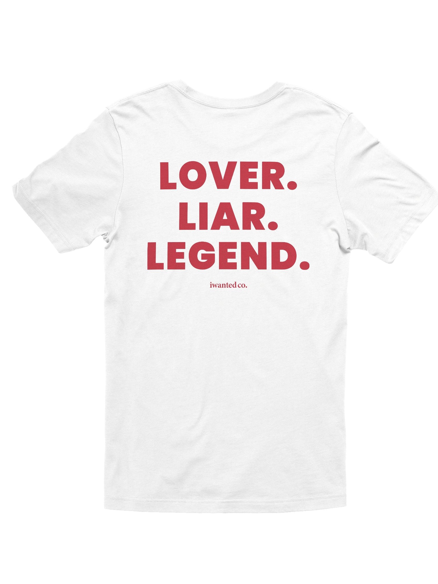 Lover. Liar. Legend. - Bold Attitude Statement T-Shirt product image (4)