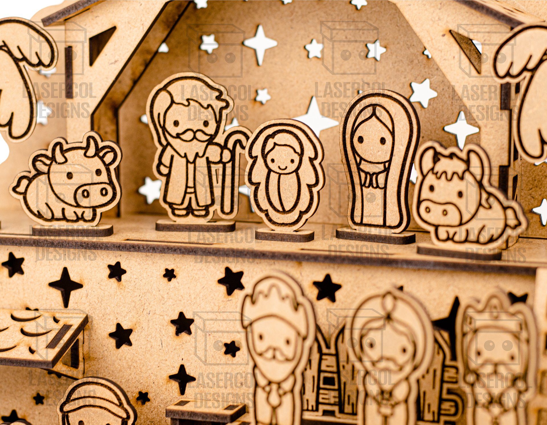Nativity Scene - Christmas Gift - Laser Cut Files product image (7)