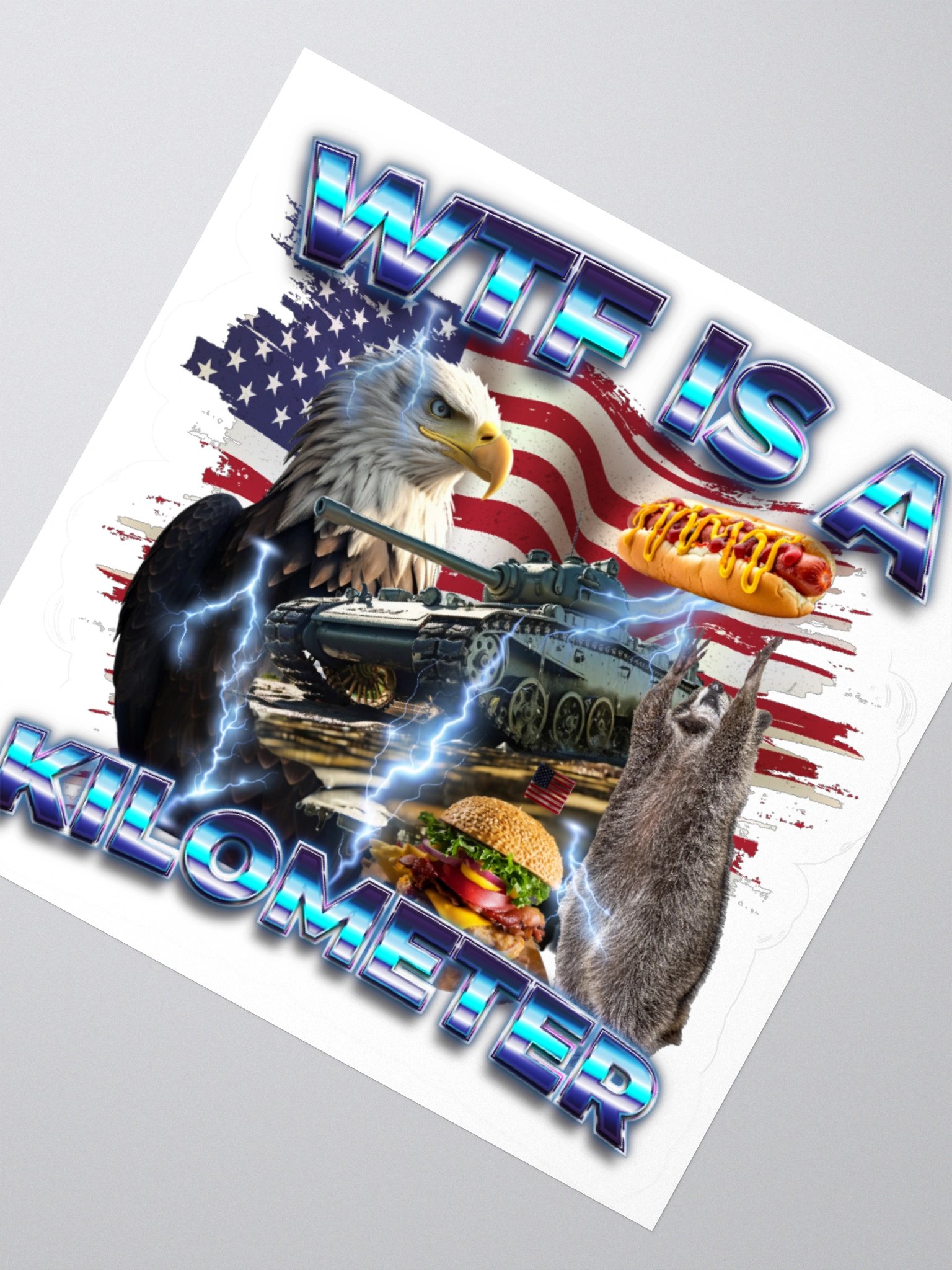 WTF Is A Kilometer Sticker product image (2)