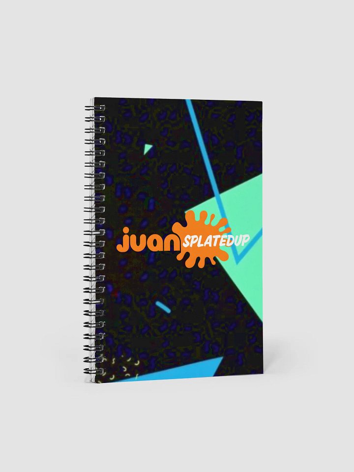 JuanSplatedUp Notebook (both logos) product image (1)