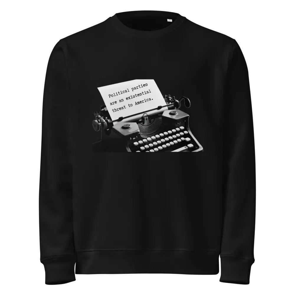 Existential Threat Typewriter Sweatshirt product image (1)
