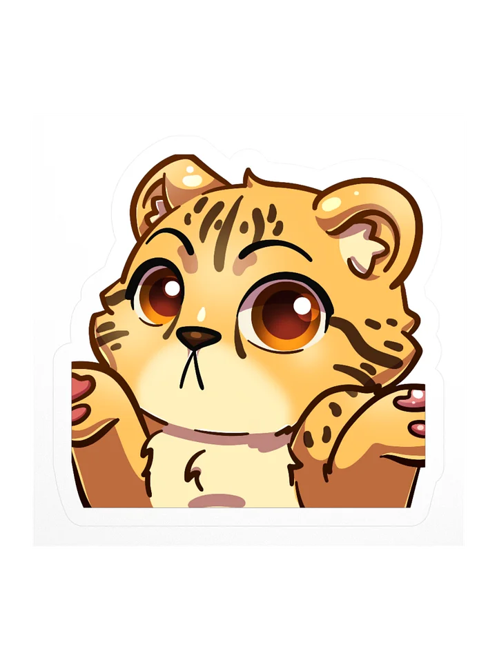 Shrug Cheetah Sticker product image (3)
