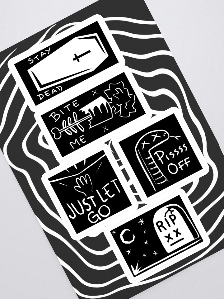 DEATH BY BOOTY XX STICKER PACK B-SIDES product image (1)