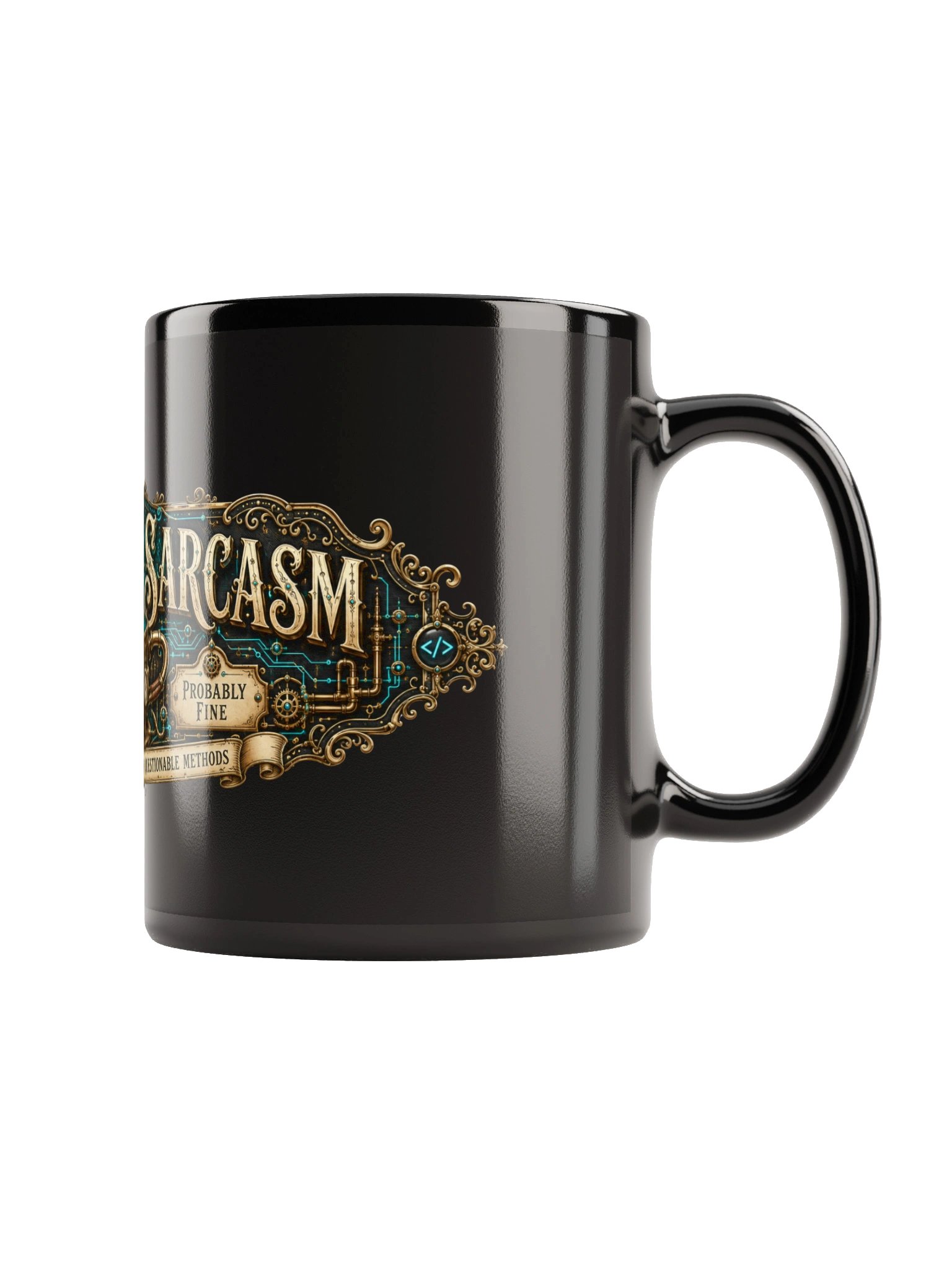 Syntax & Sarcasm Caffeine Patch Coffee Mug product image (5)