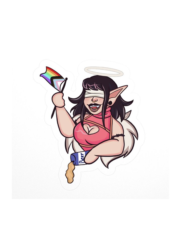 We're Here We're Queer But we don't like Beer Sticker product image (1)
