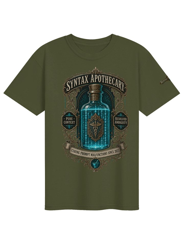 Syntax & Sarcasm — Syntax Apothecary Heavyweight Graphic T-Shirt product image (2)