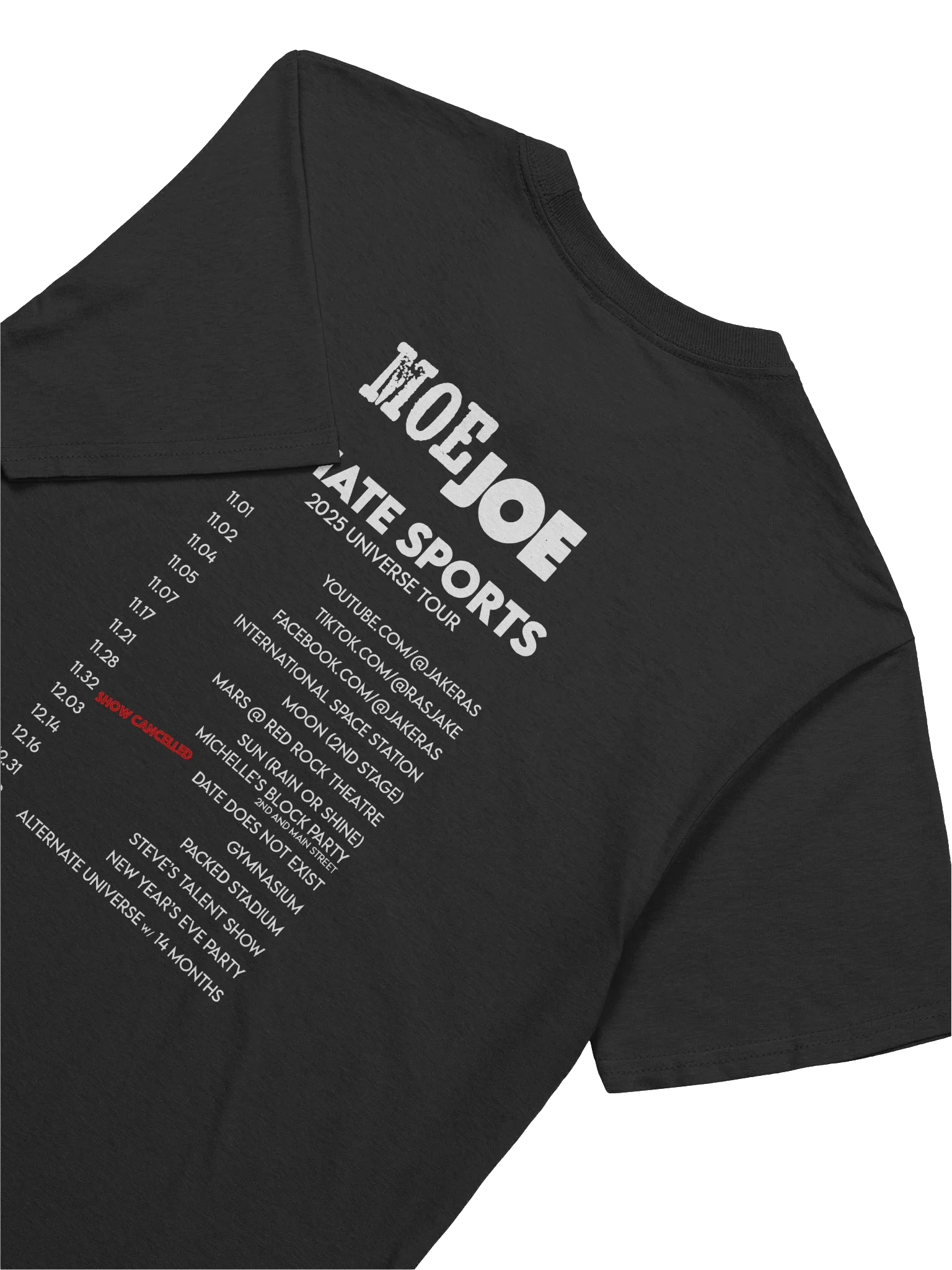 MoeJoe "I Hate Sports" 2025 Tour shirt product image (8)