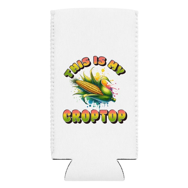 This Is My Crop Top Corn Coozie Can Cooler product image (2)
