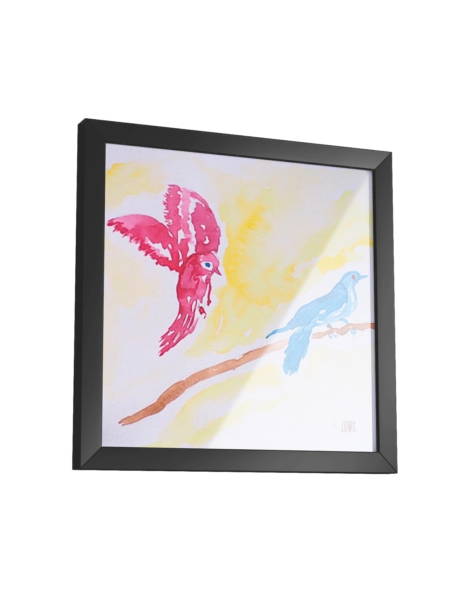 Them | Twin Birds on a Branch Poster (Framed) product image (3)